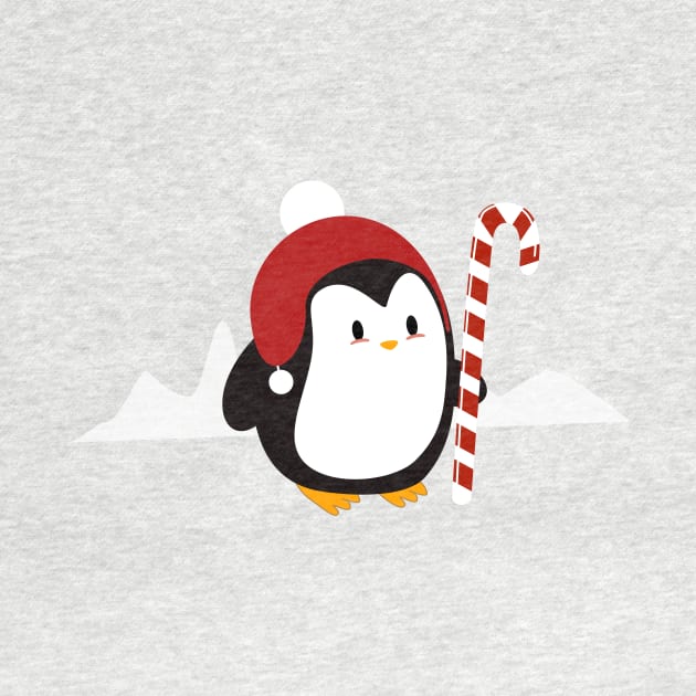 Christmas Penguin in the south pole by happinessinatee